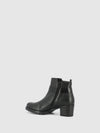 Black Zip Up Ankle Boots